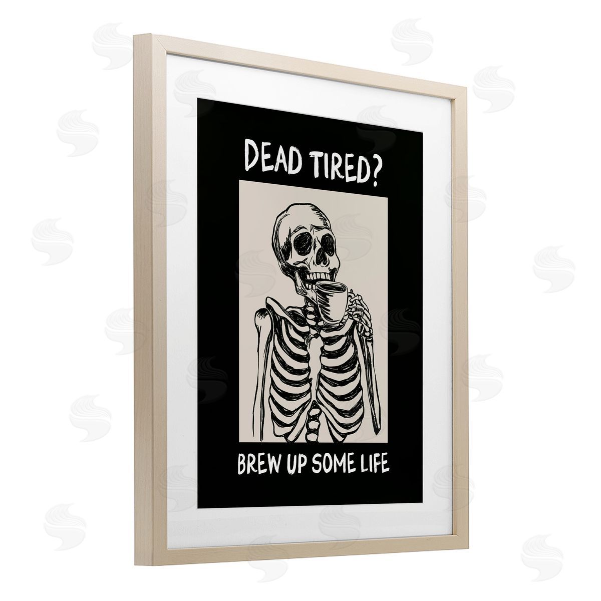 JJ Design House LLC Brew Up Life Coffee Canvas Wall Art Print