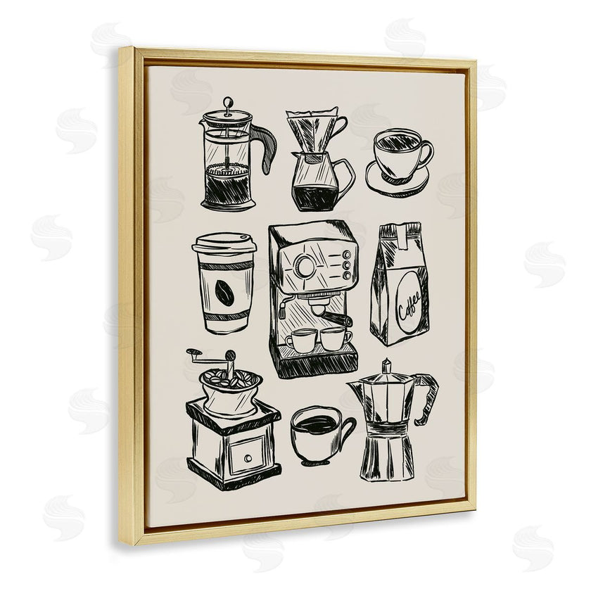 JJ Design House LLC | Coffee Icons Various Brews