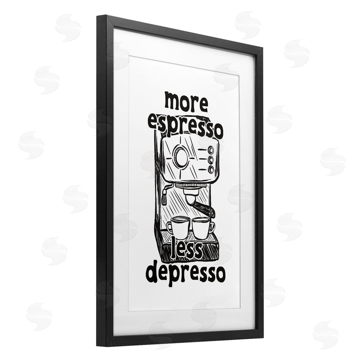 JJ Design House LLC More Espresso Less Depresso Canvas Wall Art Print
