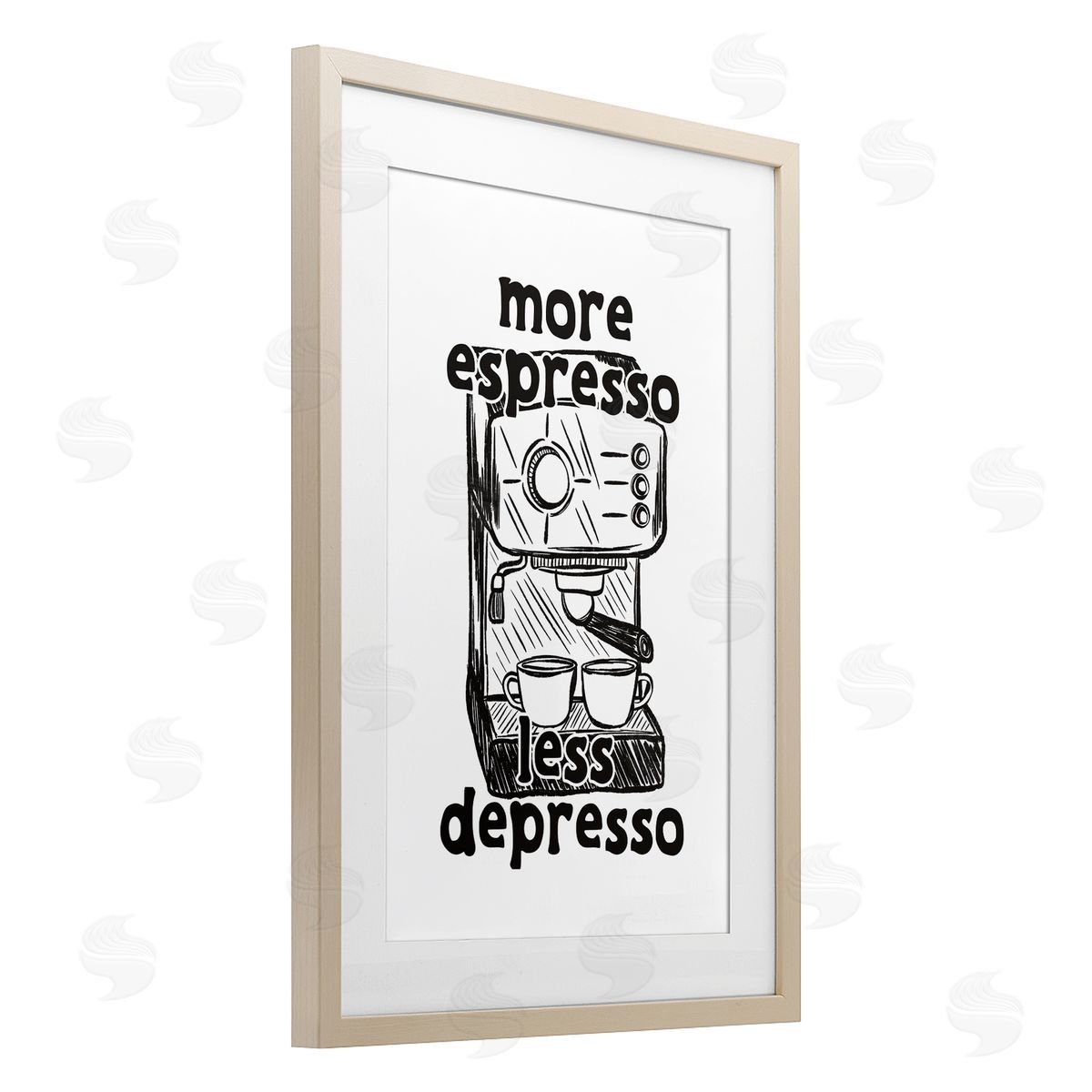 JJ Design House LLC More Espresso Less Depresso Canvas Wall Art Print