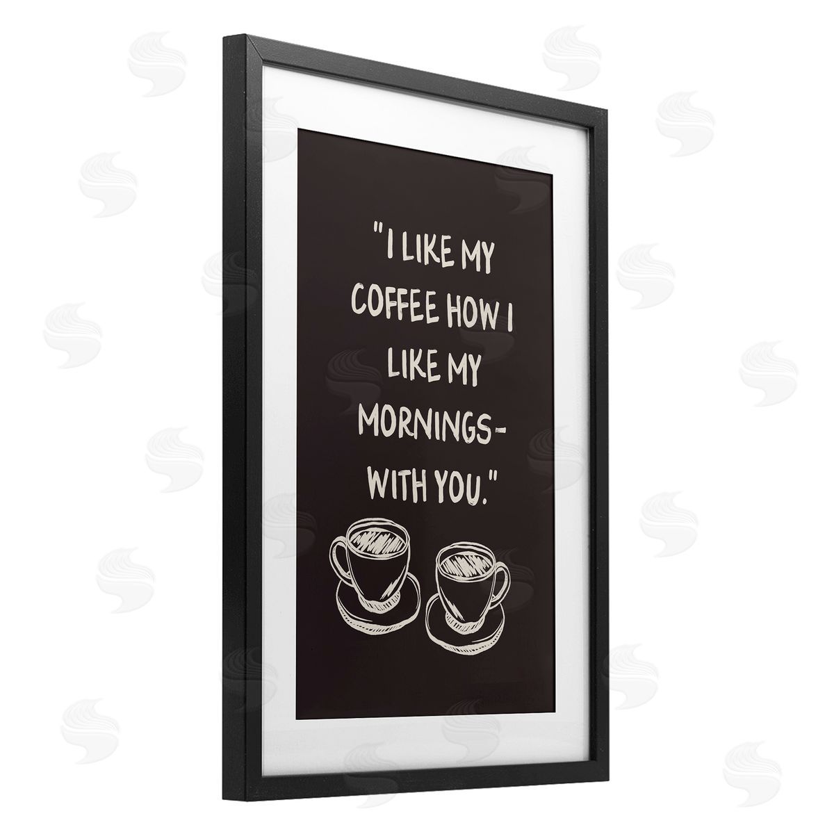 JJ Design House LLC Coffee Like Morning With You Canvas Wall Art Print