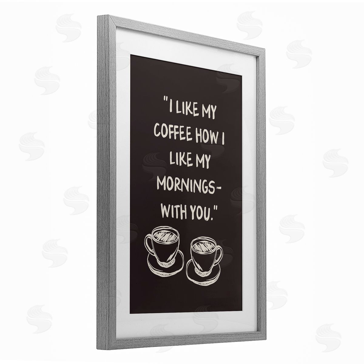 JJ Design House LLC Coffee Like Morning With You Canvas Wall Art Print