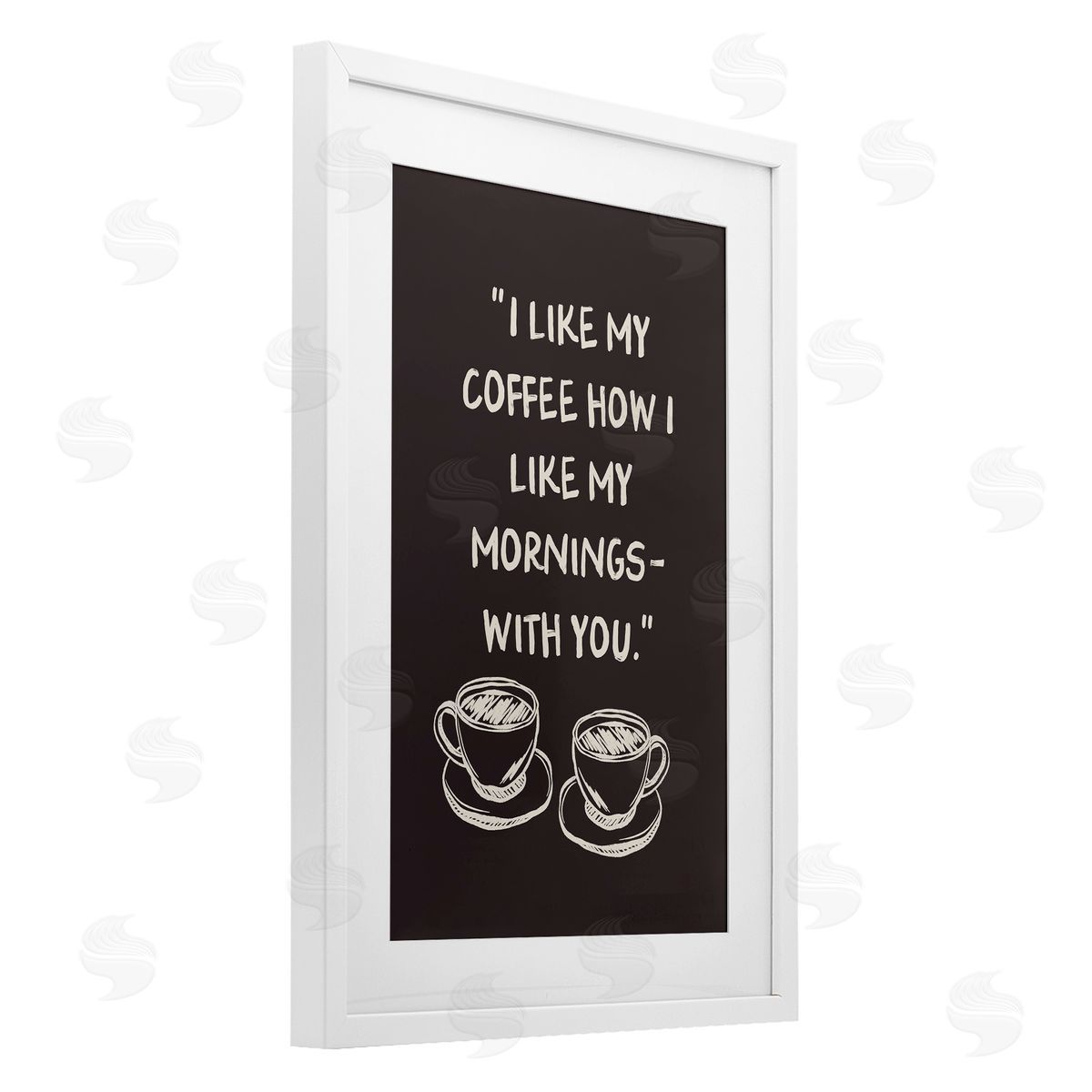 JJ Design House LLC Coffee Like Morning With You Canvas Wall Art Print