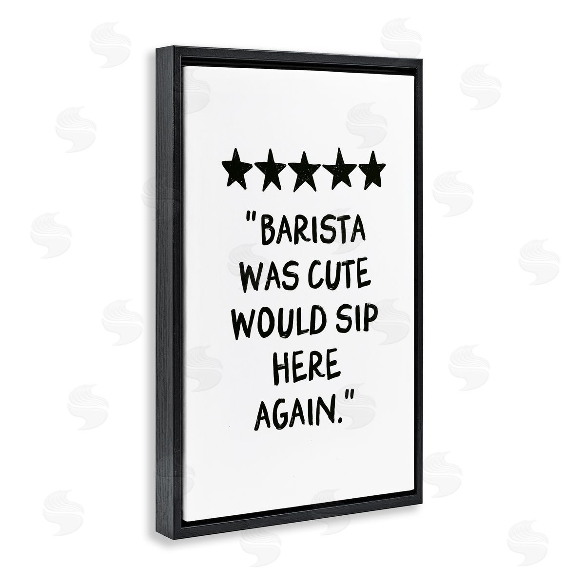 JJ Design House LLC Barista Was Cute Rating Canvas Wall Art Print