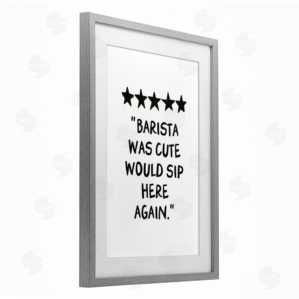 JJ Design House LLC Barista Was Cute Rating Canvas Wall Art Print