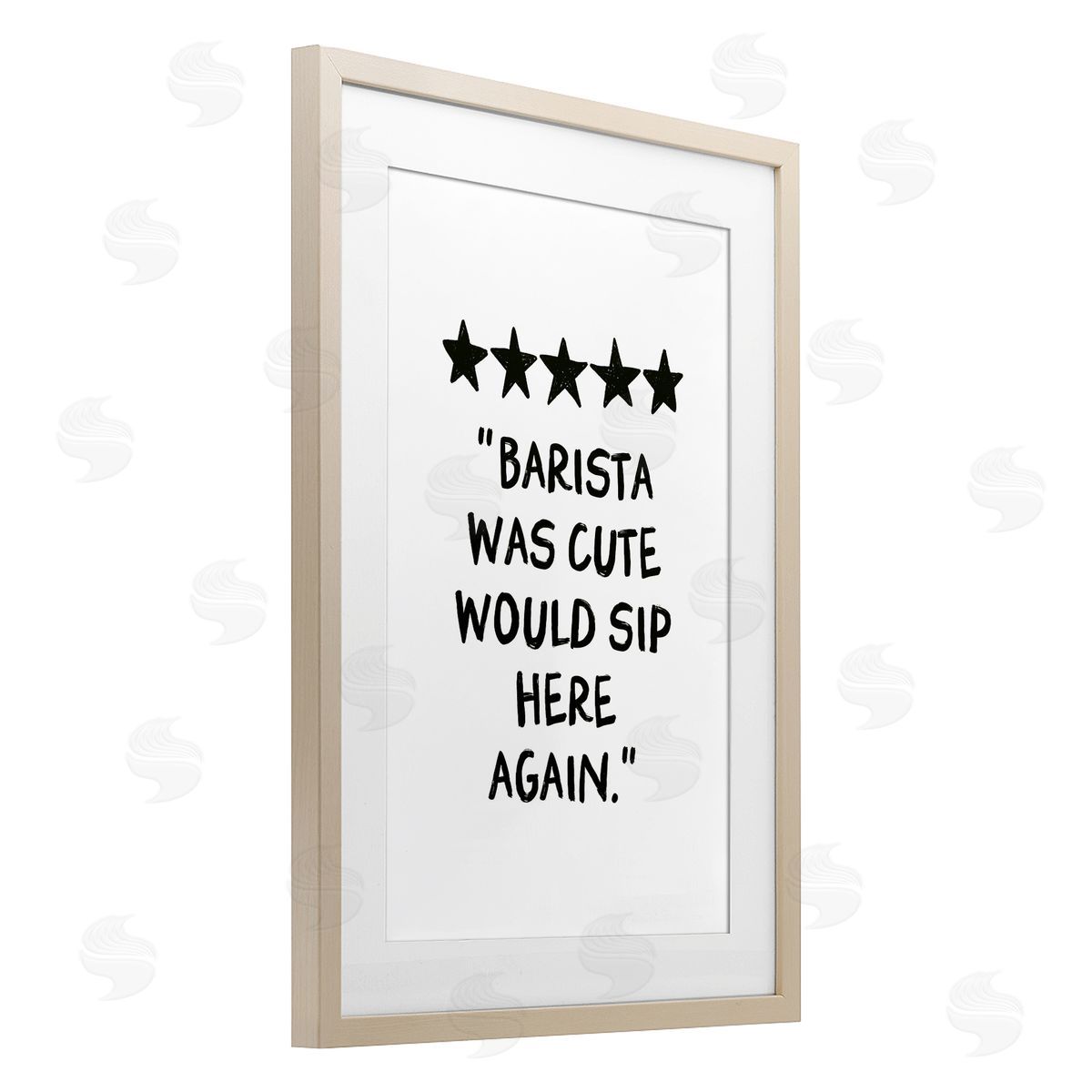 JJ Design House LLC Barista Was Cute Rating Canvas Wall Art Print