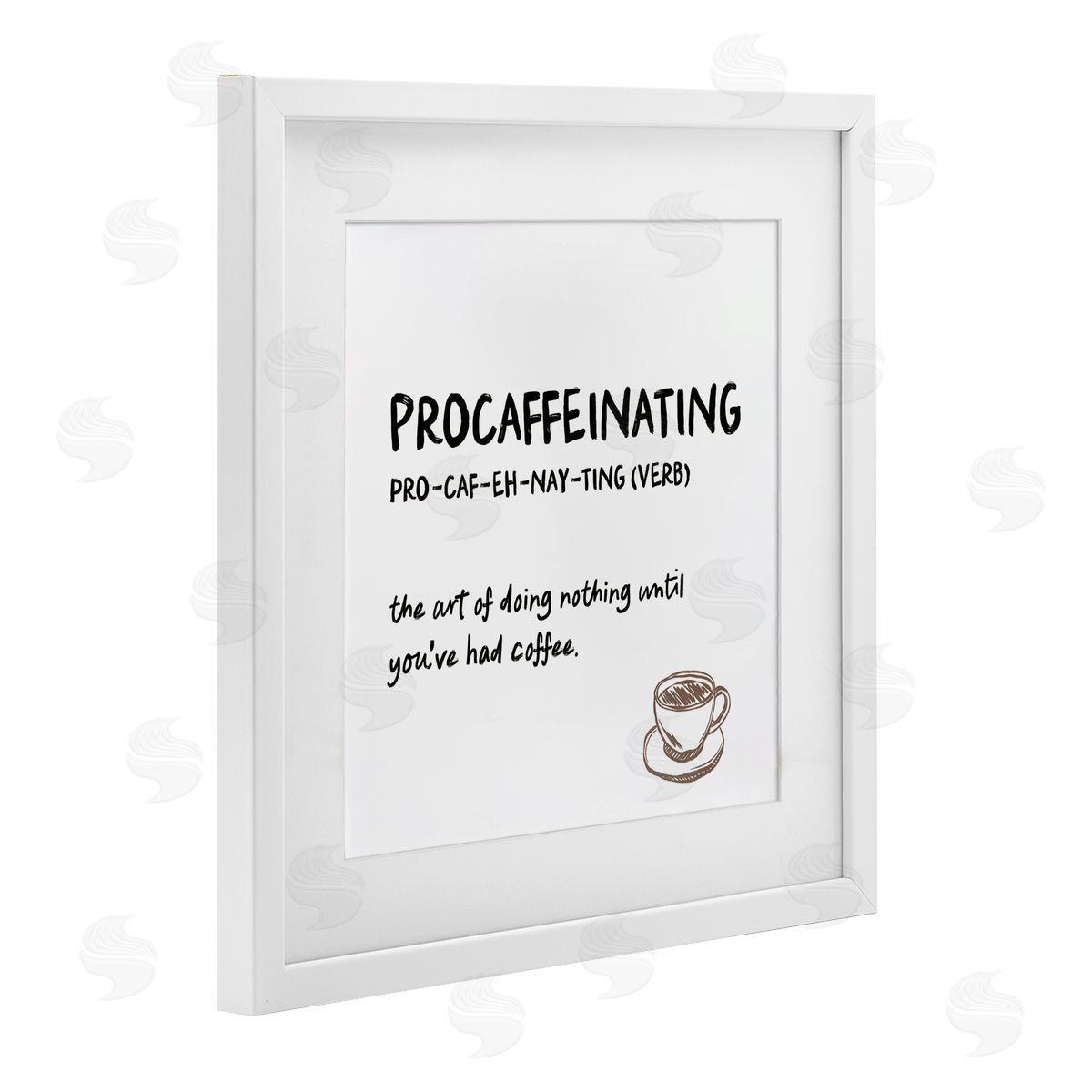 JJ Design House LLC Procaffeinating Coffee Definition Canvas Wall Art Print