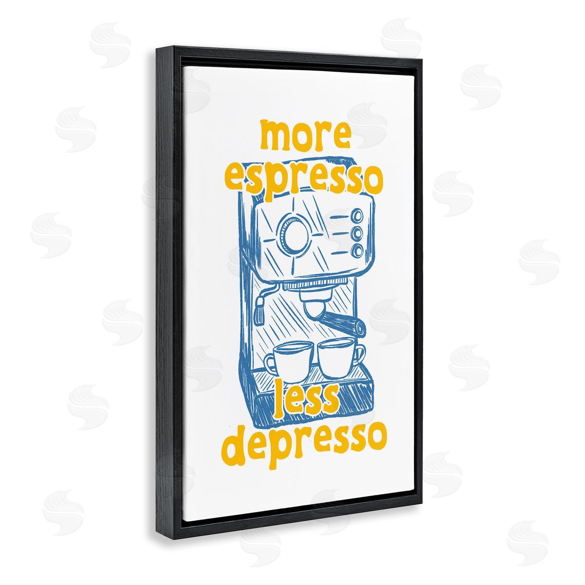 JJ Design House LLC More Espresso Minimal Coffee Canvas Wall Art Print
