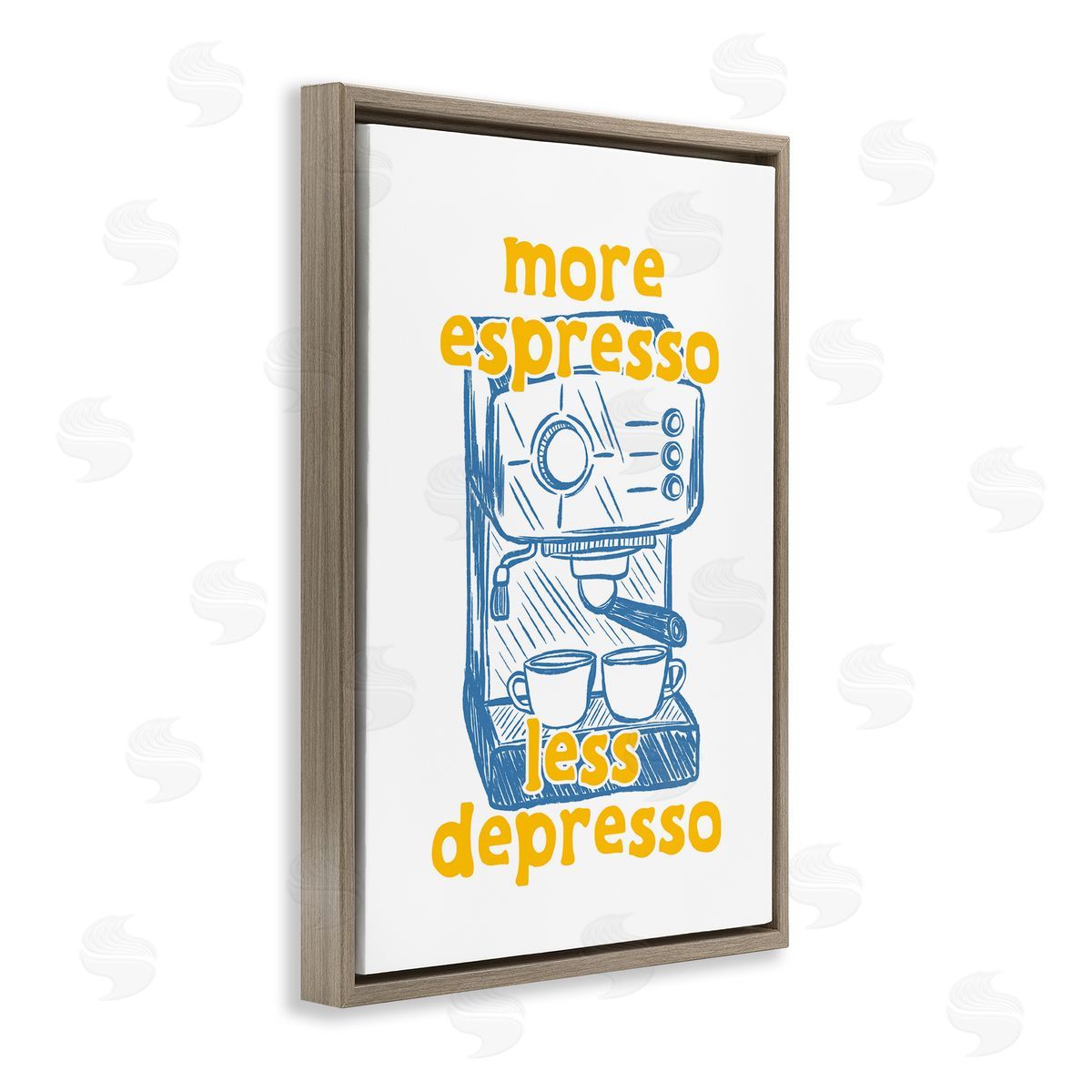 JJ Design House LLC More Espresso Minimal Coffee Canvas Wall Art Print