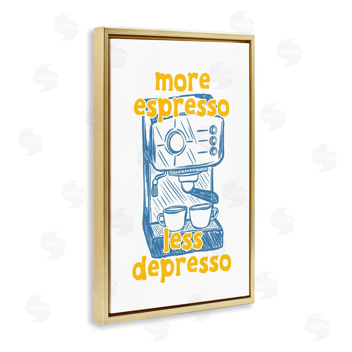 JJ Design House LLC More Espresso Minimal Coffee Canvas Wall Art Print