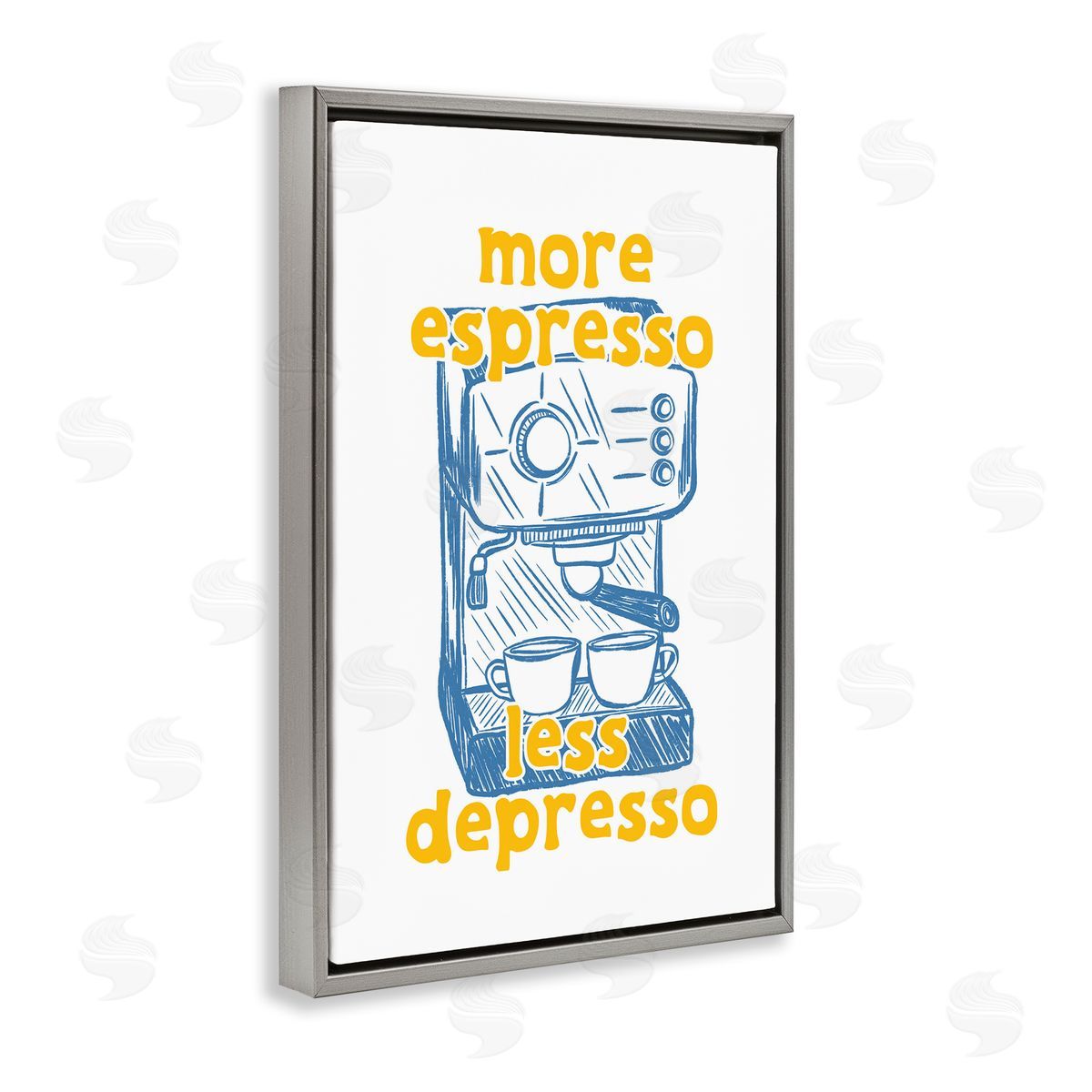 JJ Design House LLC More Espresso Minimal Coffee Canvas Wall Art Print