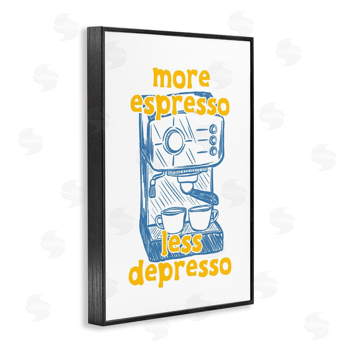 JJ Design House LLC More Espresso Minimal Coffee Canvas Wall Art Print