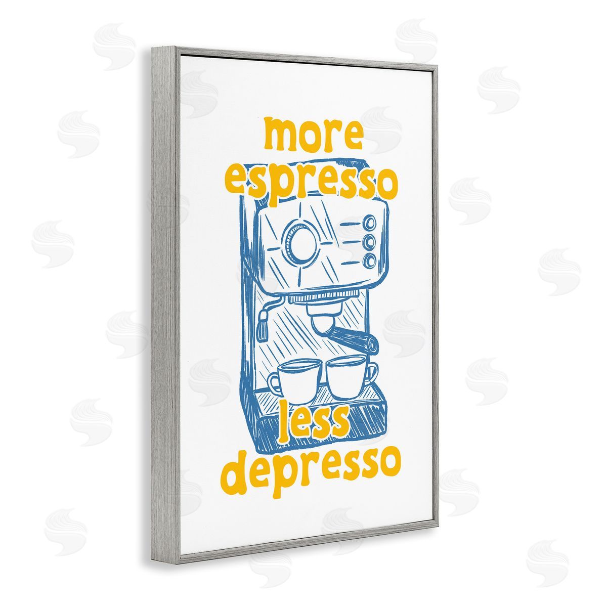 JJ Design House LLC More Espresso Minimal Coffee Canvas Wall Art Print