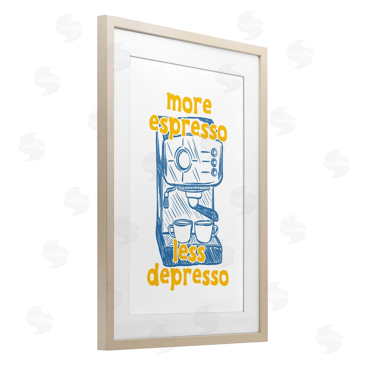 JJ Design House LLC More Espresso Minimal Coffee Canvas Wall Art Print