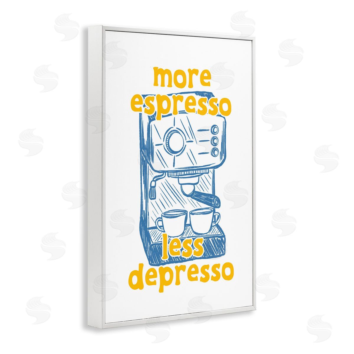 JJ Design House LLC More Espresso Minimal Coffee Canvas Wall Art Print
