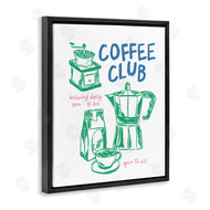 JJ Design House LLC | Coffee Club Green & Blue