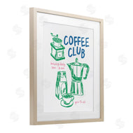 JJ Design House LLC | Coffee Club Green & Blue