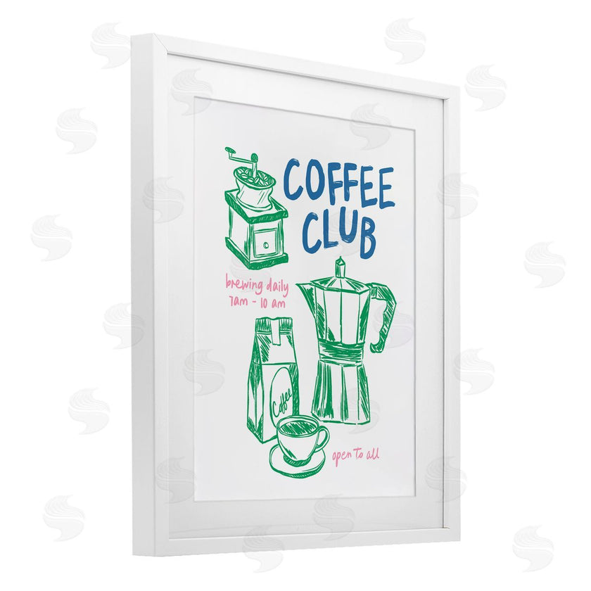 JJ Design House LLC | Coffee Club Green & Blue