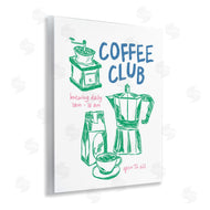 JJ Design House LLC | Coffee Club Green & Blue