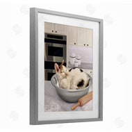 Mehu Art | Sleepy Cat in Mixing Bowl