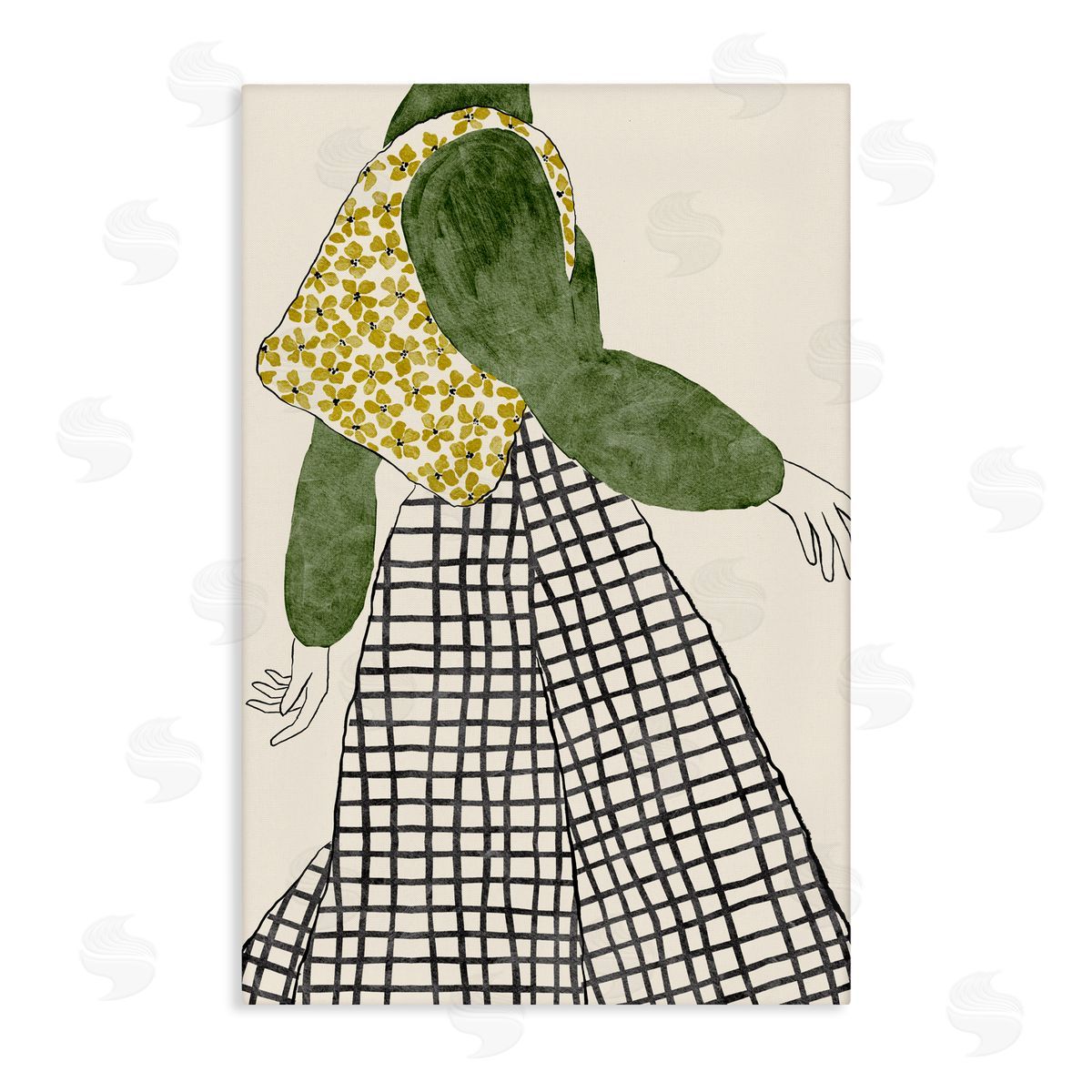 JJ Design House LLC Minimal Fashion Outfit Canvas Wall Art Print