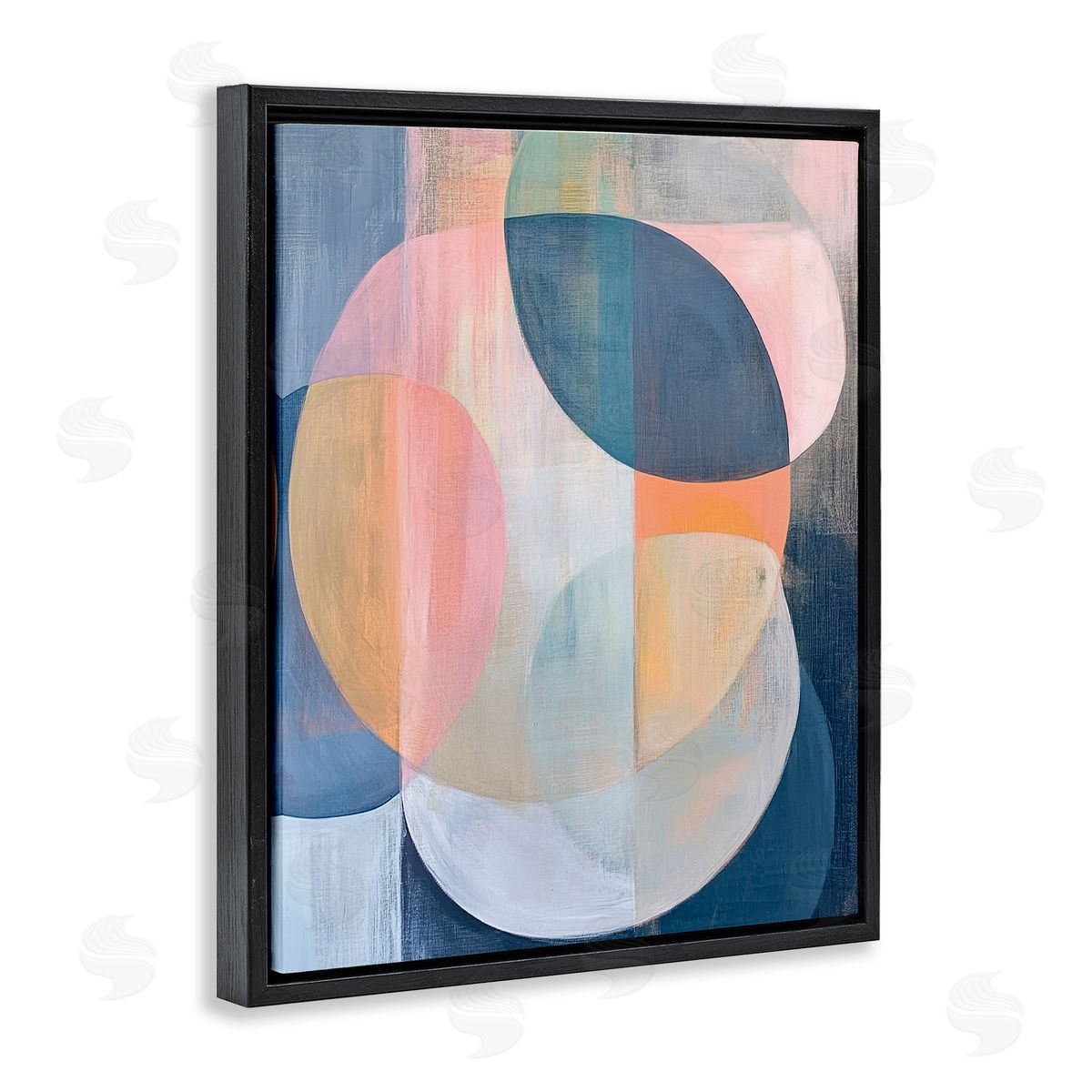 Ramona Murdock Pastel Round Geometrics Canvas Wall Art Print