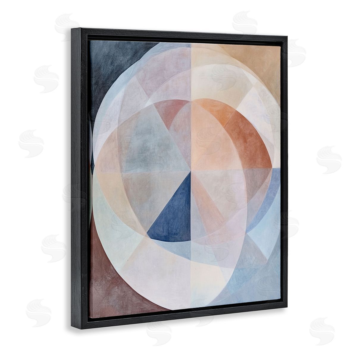 Ramona Murdock Curved Pastel Geometrics Canvas Wall Art Print