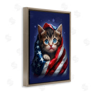 Jim Baldwin | Patriotic Kitten Flag