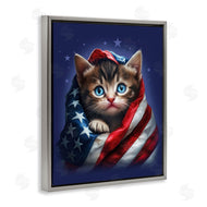 Jim Baldwin | Patriotic Kitten Flag