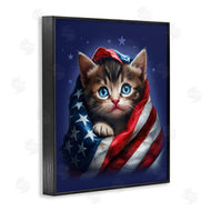 Jim Baldwin | Patriotic Kitten Flag