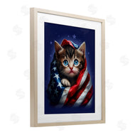 Jim Baldwin | Patriotic Kitten Flag