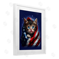 Jim Baldwin | Patriotic Kitten Flag