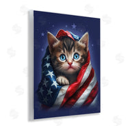 Jim Baldwin | Patriotic Kitten Flag