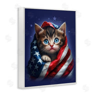 Jim Baldwin | Patriotic Kitten Flag