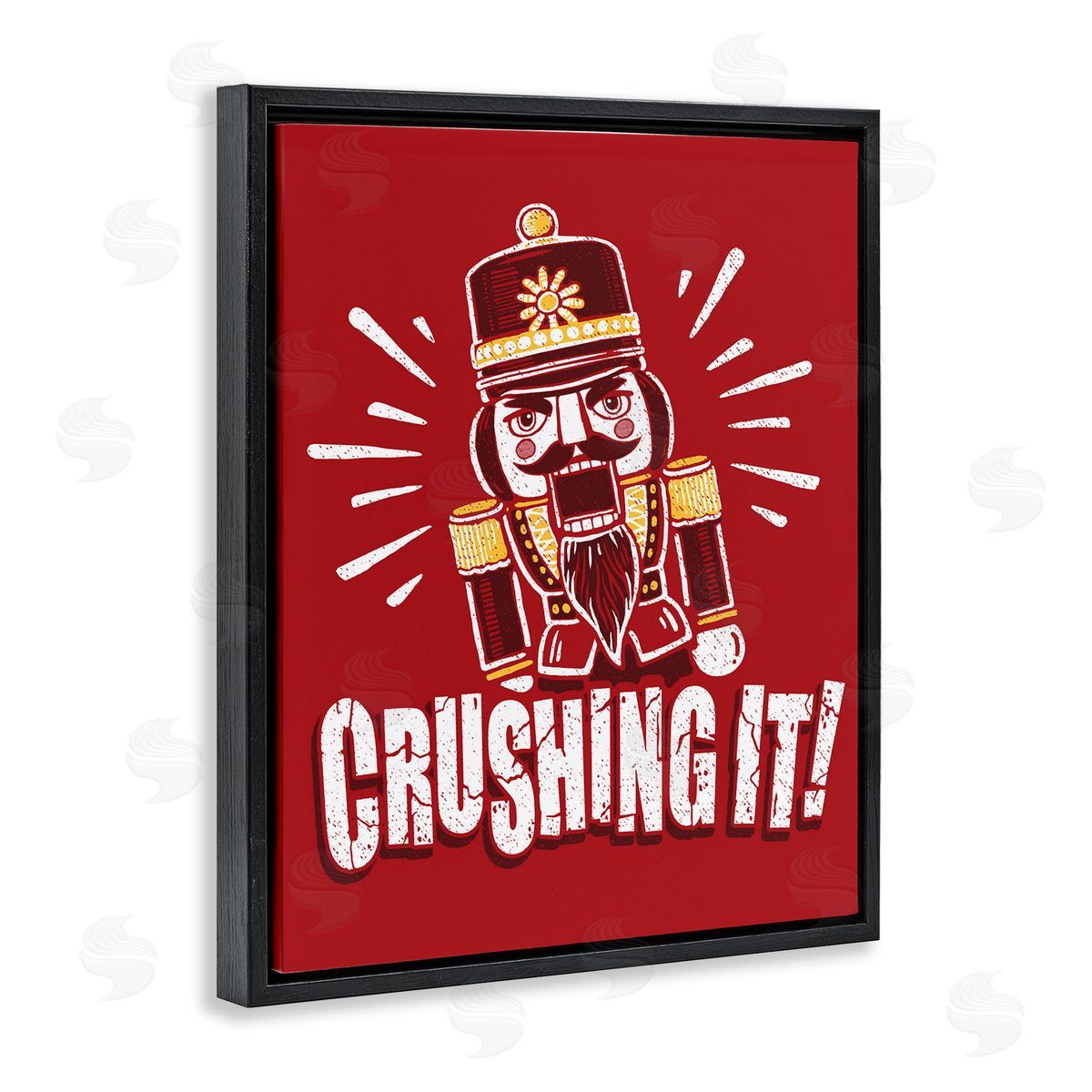 Jedco Brands, Inc. Crushing It Nutcracker Canvas Wall Art Print