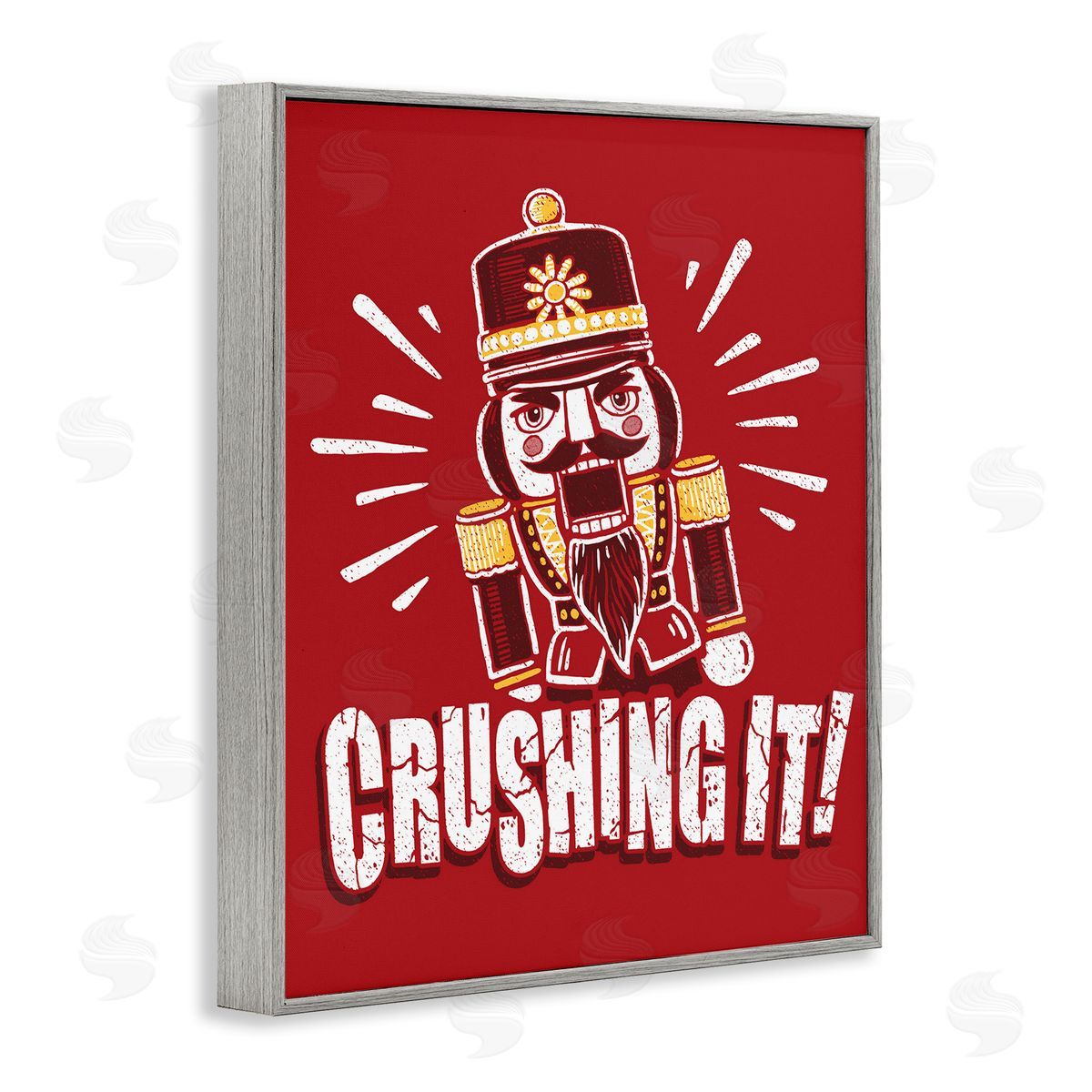 Jedco Brands, Inc. Crushing It Nutcracker Canvas Wall Art Print