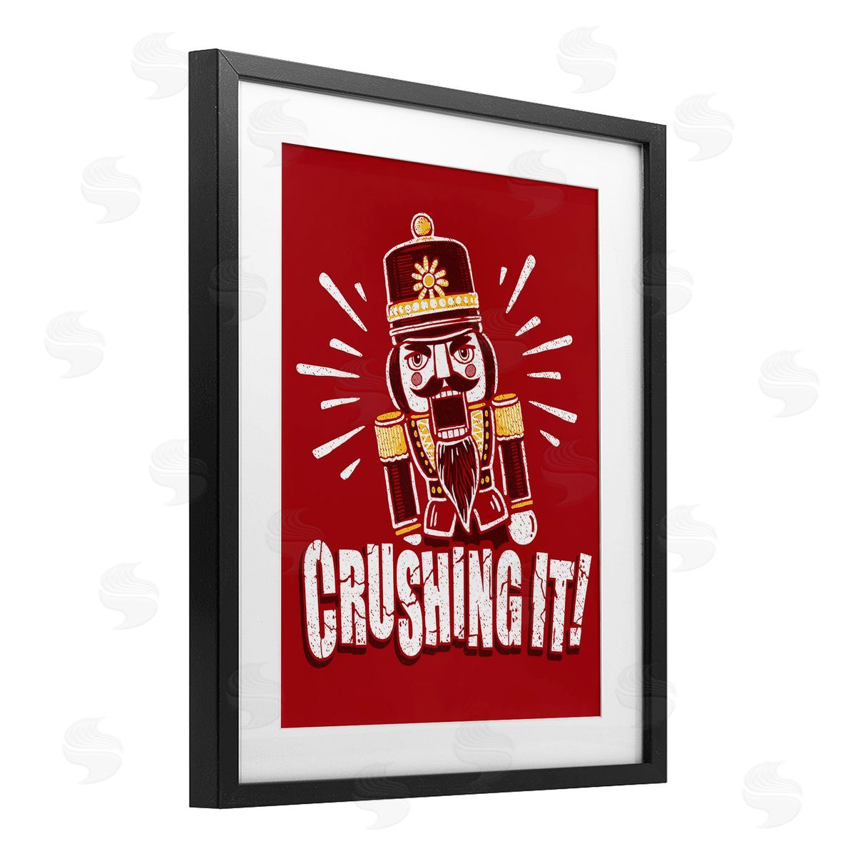 Jedco Brands, Inc. Crushing It Nutcracker Canvas Wall Art Print