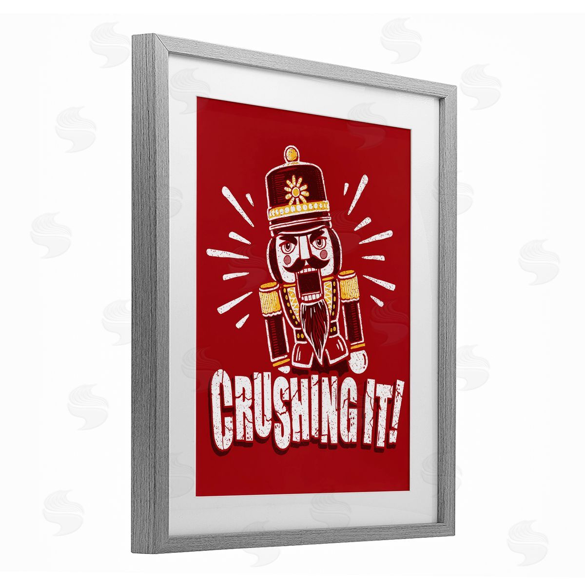 Jedco Brands, Inc. Crushing It Nutcracker Canvas Wall Art Print