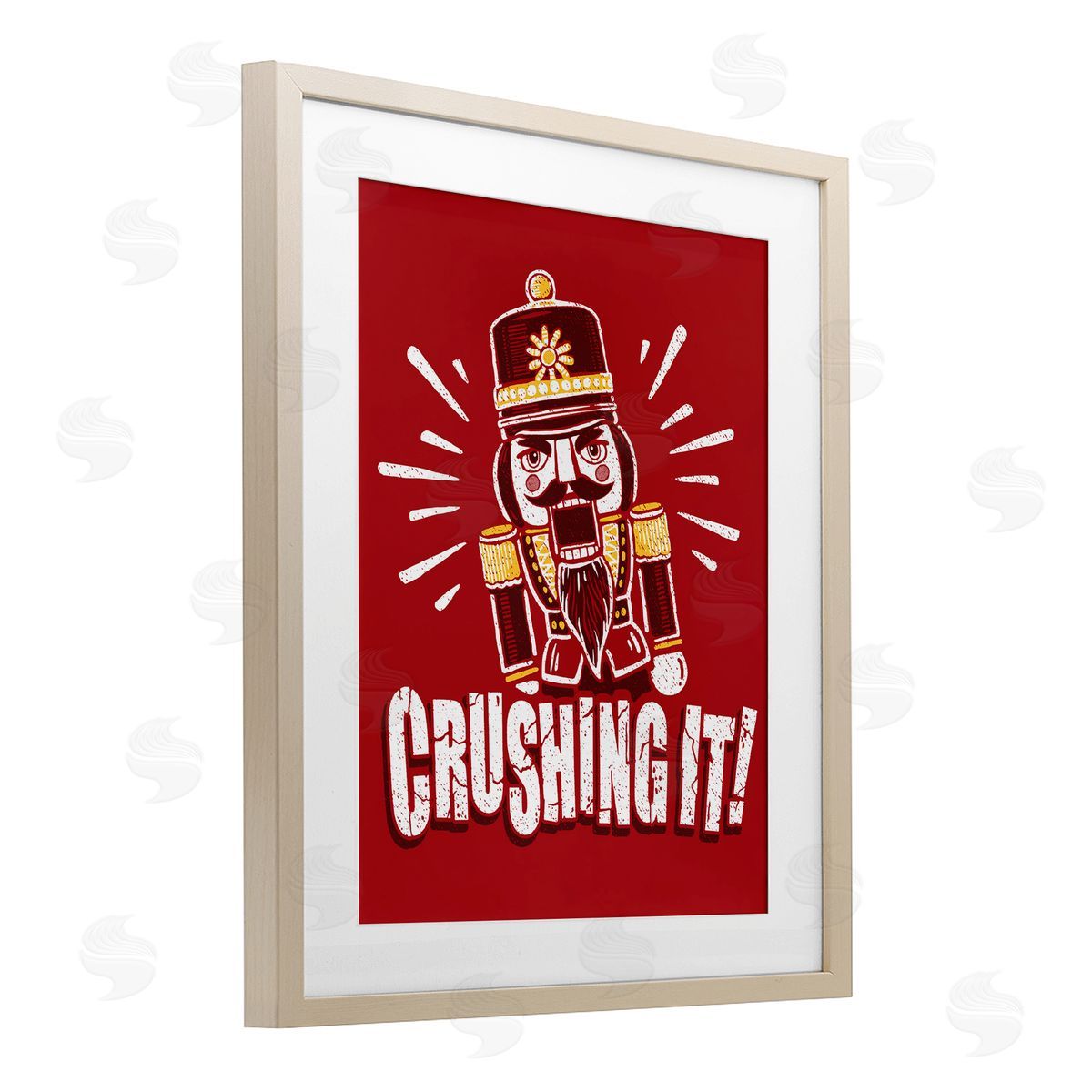 Jedco Brands, Inc. Crushing It Nutcracker Canvas Wall Art Print
