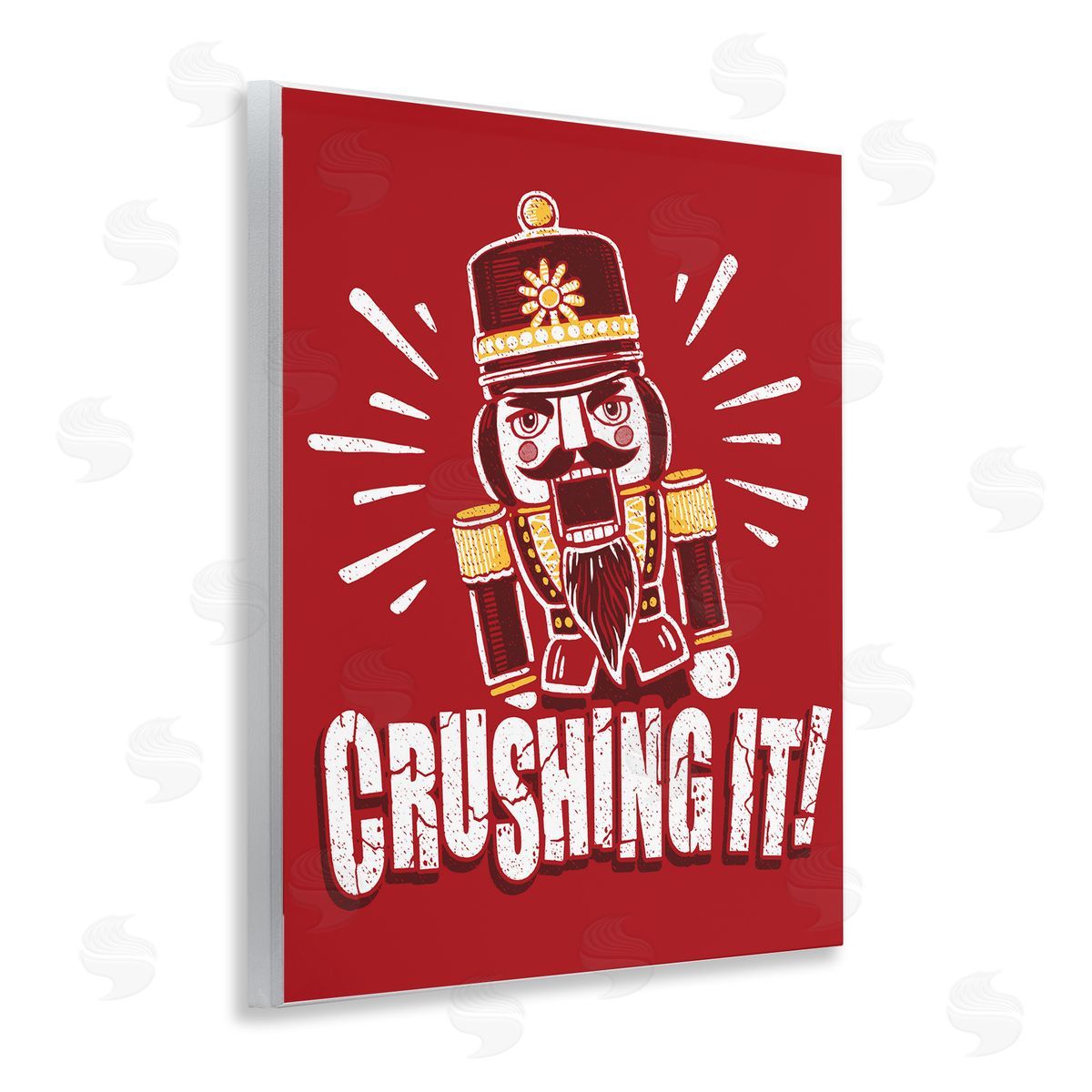 Jedco Brands, Inc. Crushing It Nutcracker Canvas Wall Art Print