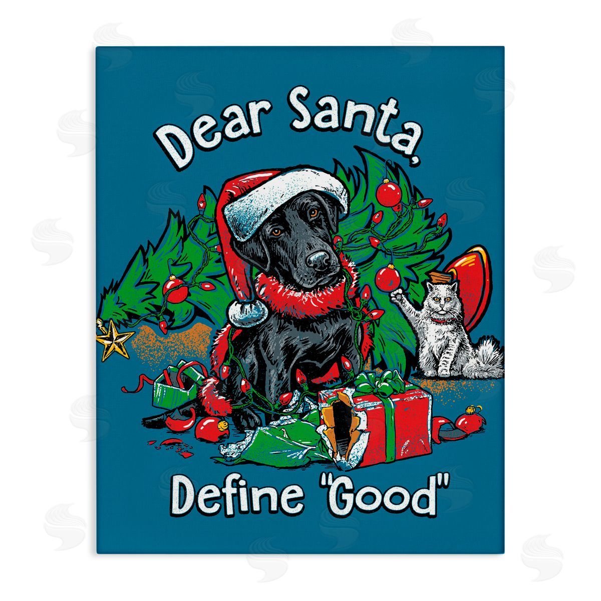 Jedco Brands, Inc. Define Good Vintage Puppy Canvas Wall Art Print