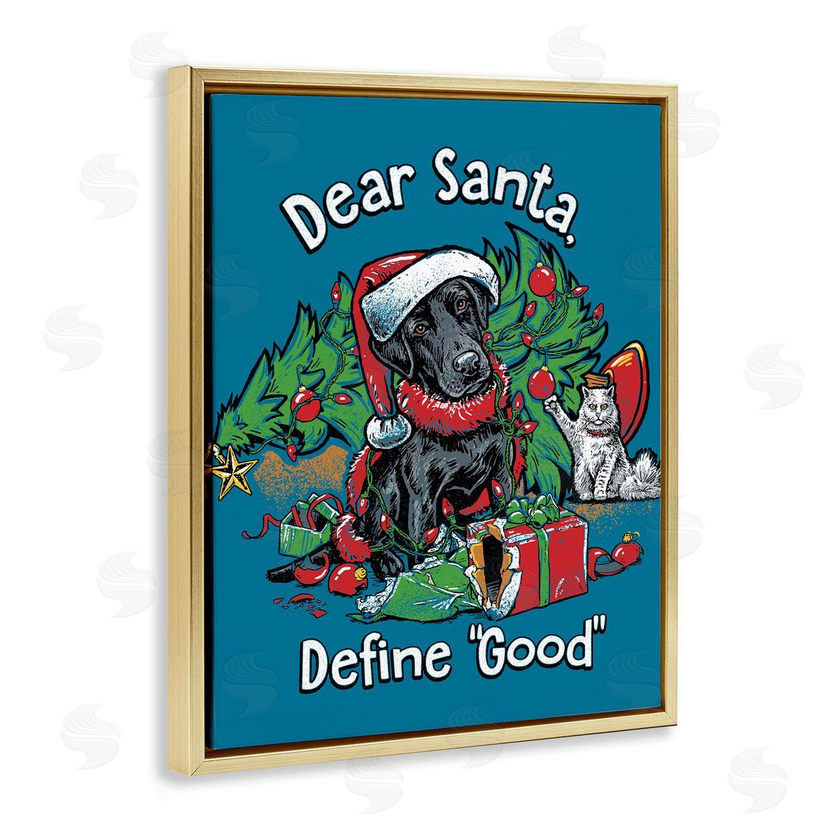 Jedco Brands, Inc. Define Good Vintage Puppy Canvas Wall Art Print