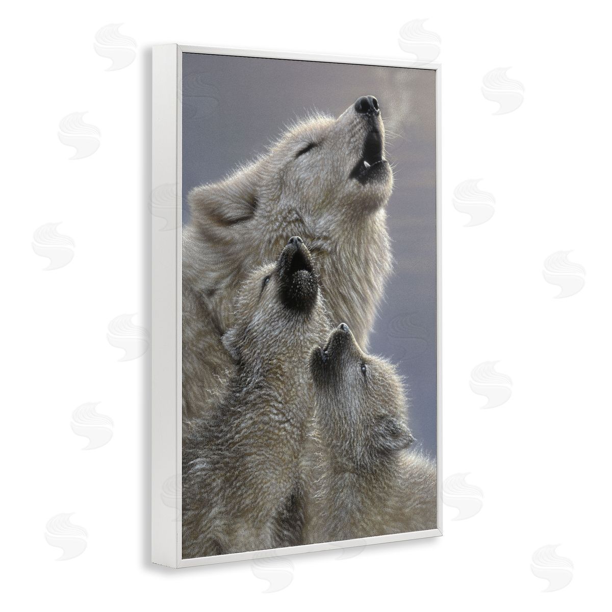 Collin Bogle Singing Lessons White Wolves Canvas Wall Art Print