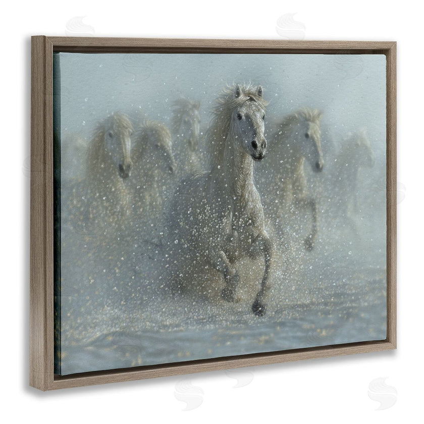 Collin Bogle | Running Wild Horses Splashing