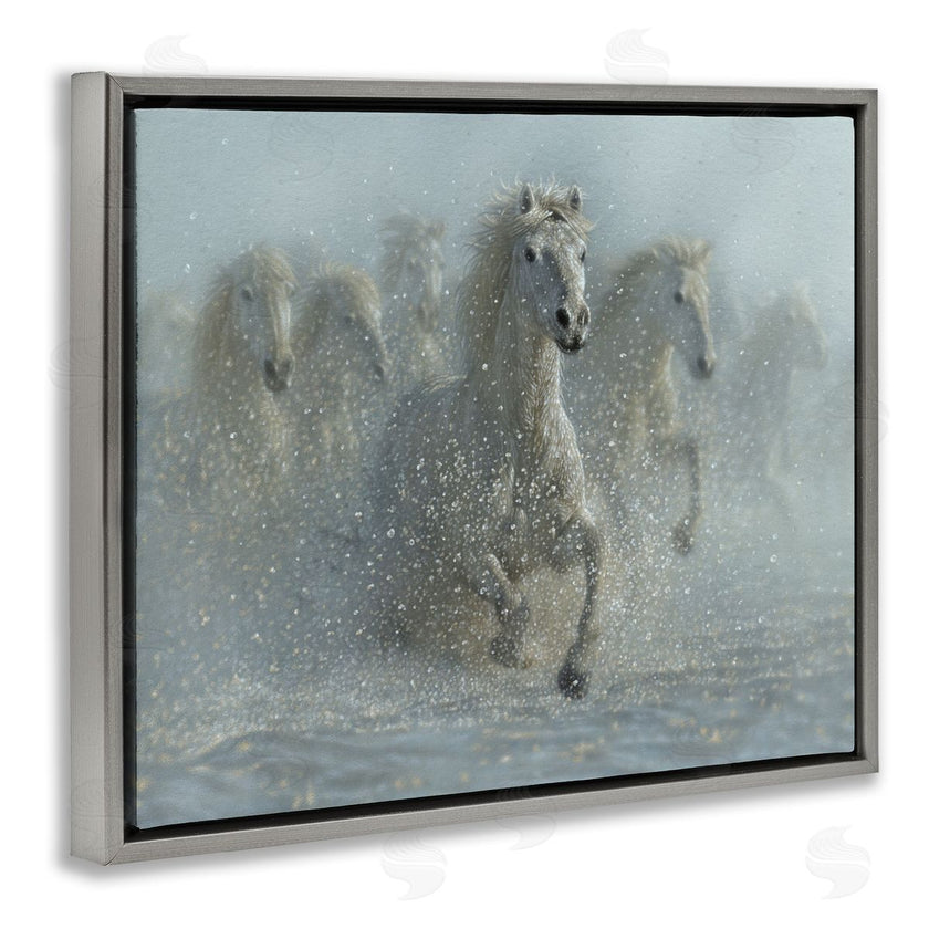 Collin Bogle | Running Wild Horses Splashing
