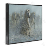 Collin Bogle | Running Wild Horses Splashing