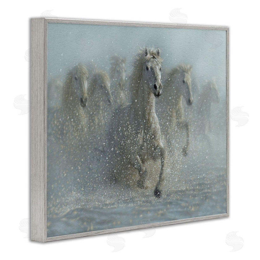 Collin Bogle | Running Wild Horses Splashing