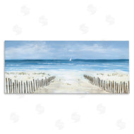 Georgie Harrison | Single Sailboat & Beach Fence