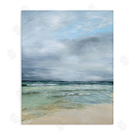 Georgie Harrison | Calm Waves under Cloudy Sky
