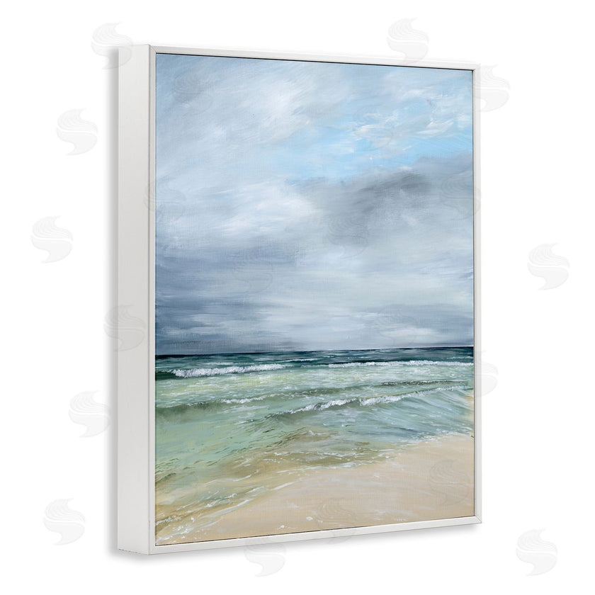 Georgie Harrison | Calm Waves under Cloudy Sky